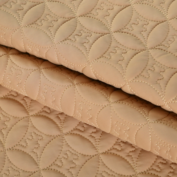 91家纺网 家纺一手货源 找家纺 OL家纺2025新款凉感丝夏被床盖款三件套 摩卡棕