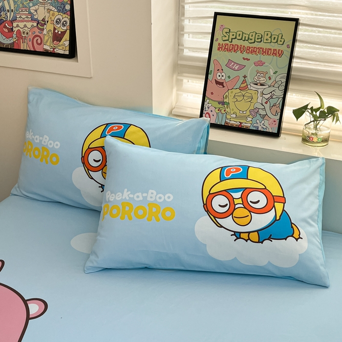 91家纺网 家纺一手货源 找家纺 金爱家 2025新款全棉大版单品波乐乐床笠 棉单品波乐乐-音乐派对