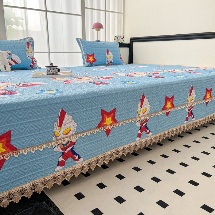 91家纺网 家纺一手货源 找家纺 手艺人家纺 2025新款带花纯棉绗缝榻榻米大炕盖榻榻米炕垫防滑炕垫榻榻米垫床盖榻榻米炕盖炕垫（K700-K723） K705