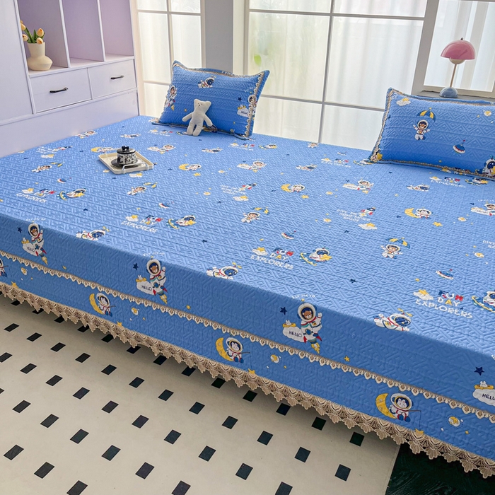 91家纺网 家纺一手货源 找家纺 手艺人家纺 2025新款带花纯棉绗缝榻榻米大炕盖榻榻米炕垫防滑炕垫榻榻米垫床盖榻榻米炕盖炕垫（K700-K723） K701