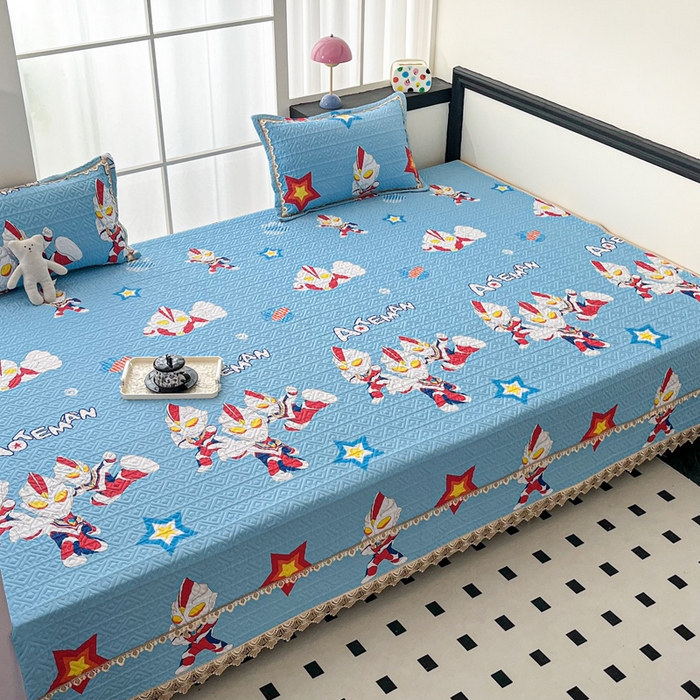 91家纺网 家纺一手货源 找家纺 手艺人家纺 2025新款带花纯棉绗缝榻榻米大炕盖榻榻米炕垫防滑炕垫榻榻米垫床盖榻榻米炕盖炕垫（K700-K723） K705