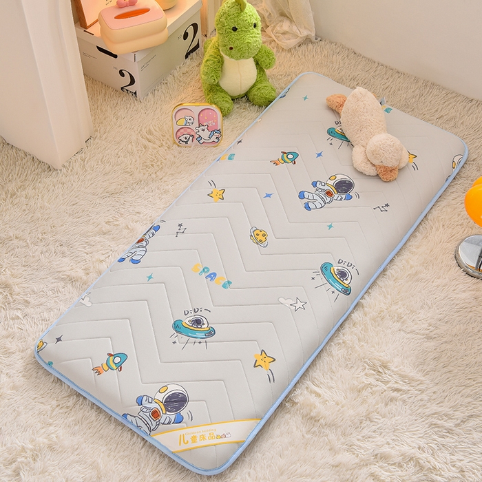 91家纺网 家纺一手货源 找家纺 嗨生活 2025年加厚针织棉乳胶床垫 幼儿园床垫 床褥 儿童床垫 单边款 宇航火箭