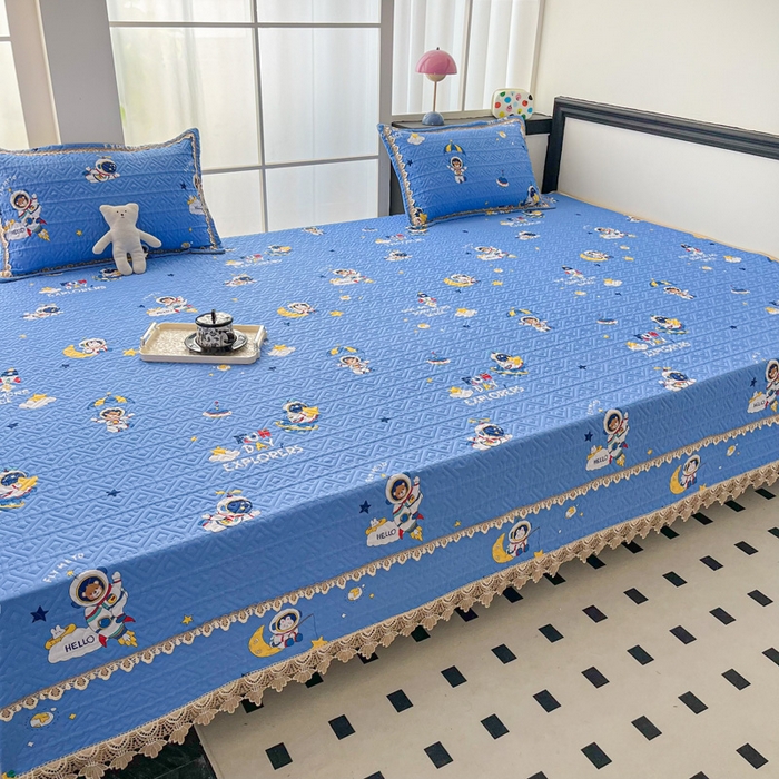 91家纺网 家纺一手货源 找家纺 手艺人家纺 2025新款带花纯棉绗缝榻榻米大炕盖榻榻米炕垫防滑炕垫榻榻米垫床盖榻榻米炕盖炕垫（K700-K723） K701