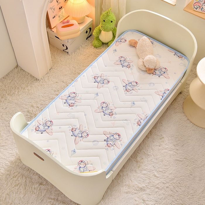 91家纺网 家纺一手货源 找家纺 嗨生活  2025年加厚针织棉乳胶床垫 幼儿园床垫 床褥 儿童床垫 立体款 太空旅行