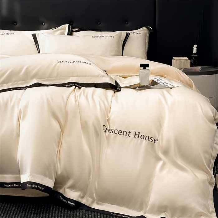 91家纺网 家纺一手货源 找家纺 （总）笙意家纺 2025新款轻奢时尚水洗冰丝四件套-奥芬系列