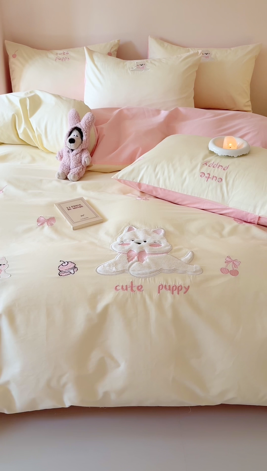 91家纺网 家纺一手货源 找家纺 （总）蜜柚2025新款全棉纯棉贴布绣四件套