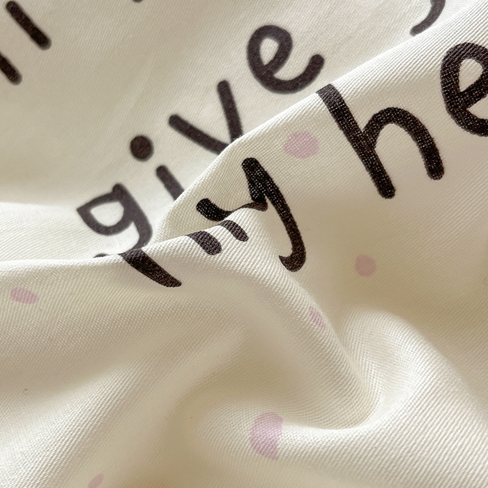 91家纺网 家纺一手货源 找家纺 慕尚家纺 2025新款全棉印花学生三件套套件 桃心狗