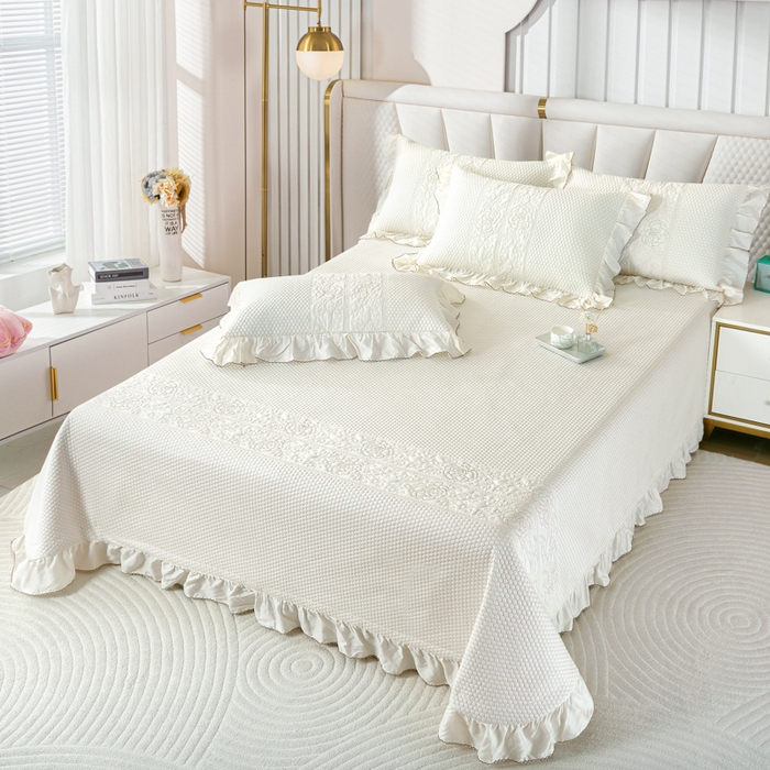 91家纺网 家纺一手货源 找家纺 （总）OL家纺2025新款天丝床盖三件套系列-牡丹