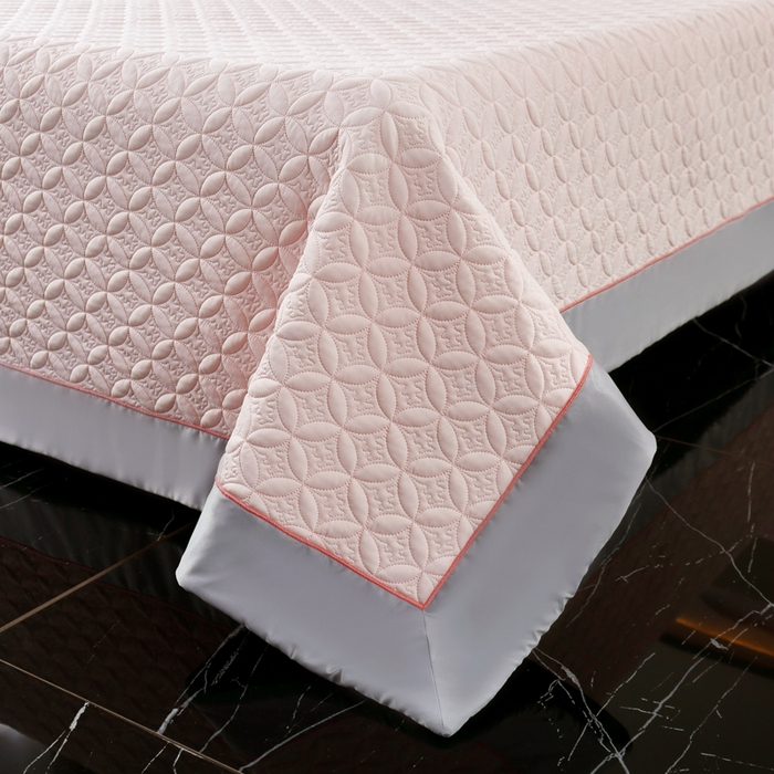 91家纺网 家纺一手货源 找家纺 （总）OL家纺2025新款凉感丝夏被床盖款三件套