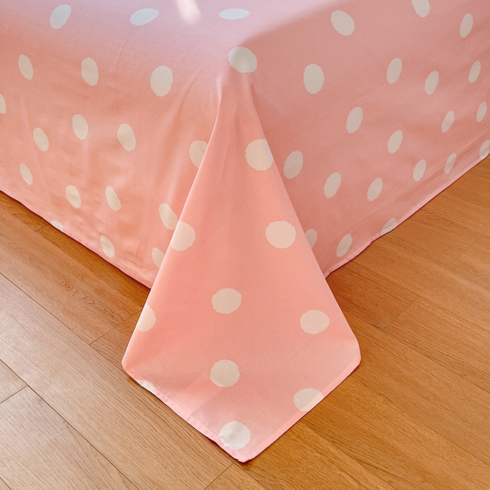 91家纺网 家纺一手货源 找家纺 蓝邻家纺 2025新款全棉大版三丽鸥四件套系列 蛋糕美乐蒂