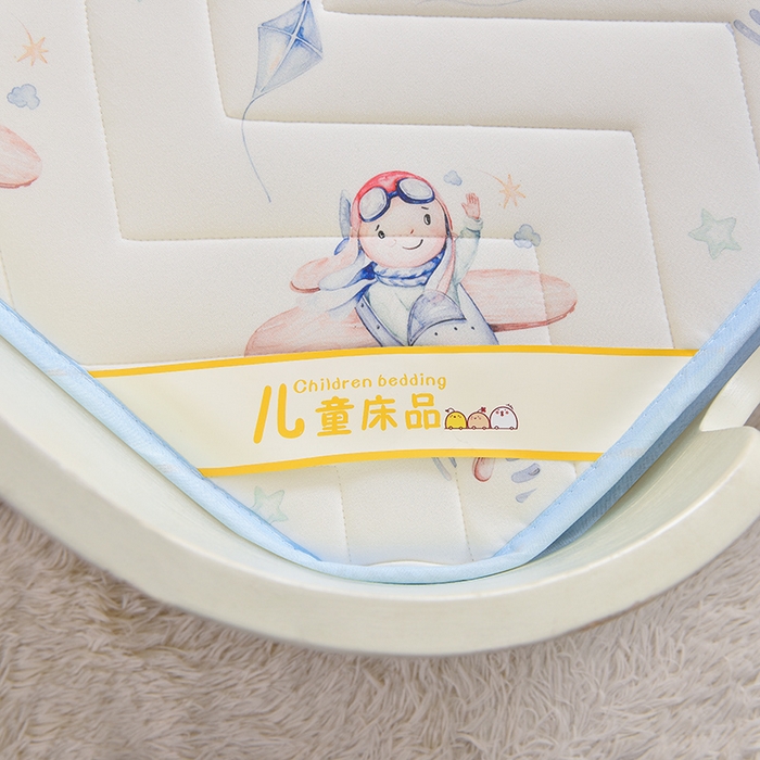 91家纺网 家纺一手货源 找家纺 嗨生活  2025年加厚针织棉乳胶床垫 幼儿园床垫 床褥 儿童床垫 立体款 太空旅行