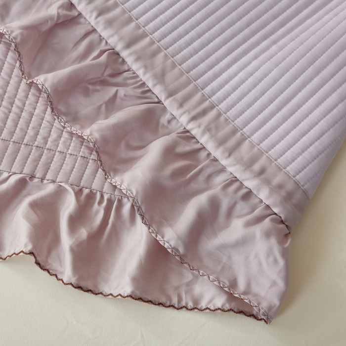 91家纺网 家纺一手货源 找家纺 OL家纺2025新款天丝床盖三件套系列-蒲公英 芋头紫