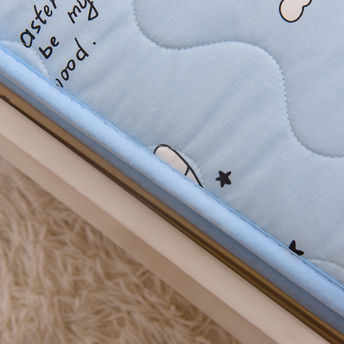 91家纺网 家纺一手货源 找家纺 嗨生活 2025年新款加厚立体全棉棉花床垫 幼儿园床垫 床褥 儿童床垫 星际火箭