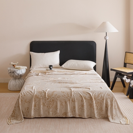 91家纺网 家纺一手货源 找家纺 （总）朴尔家纺-2025年新款柔滑竹纤维双层纱布冷感毯毛巾被