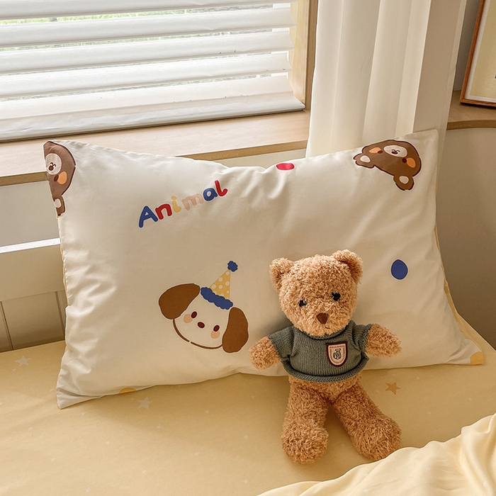 91家纺网 家纺一手货源 找家纺 （总）慕尚家纺 2025新款全棉印花学生三件套套件