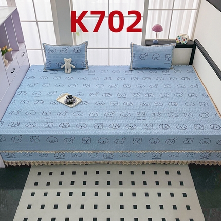 91家纺网 家纺一手货源 找家纺 （总）手艺人家纺 2025新款带花纯棉绗缝榻榻米大炕盖榻榻米炕垫防滑炕垫榻榻米垫床盖榻榻米炕盖炕垫（K700-K723）