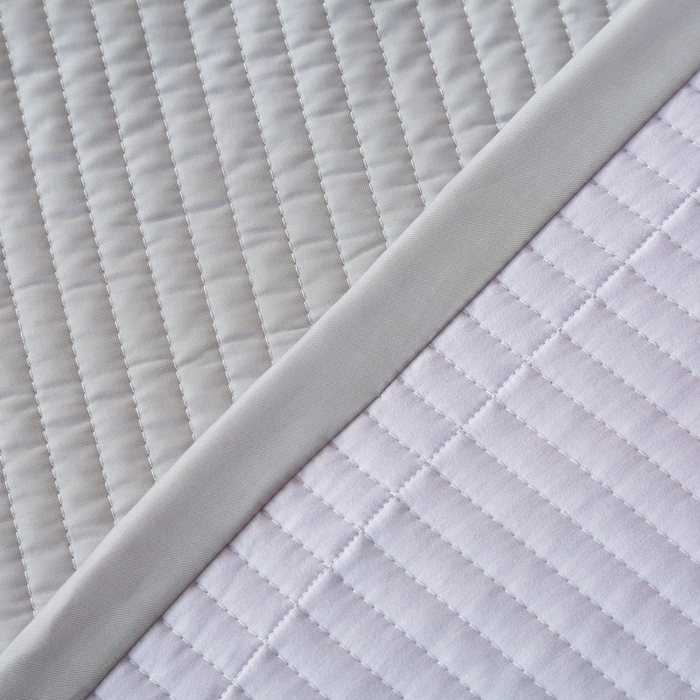 91家纺网 家纺一手货源 找家纺 OL家纺2025新款天丝床盖三件套系列-清新交响曲 玛瑙灰