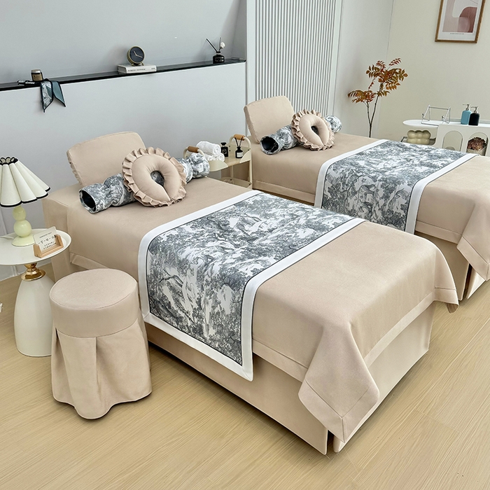 91家纺网 家纺一手货源 找家纺 莉人坊床罩2025新款高精密布料床罩-浪漫烟花 浪漫烟花奶黄色