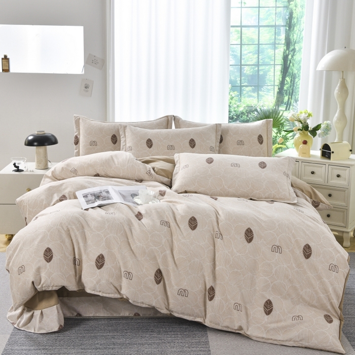 91家纺网 家纺一手货源 找家纺 （总）磨毛世家家纺 2025新款柔软舒适铂金加厚四件套