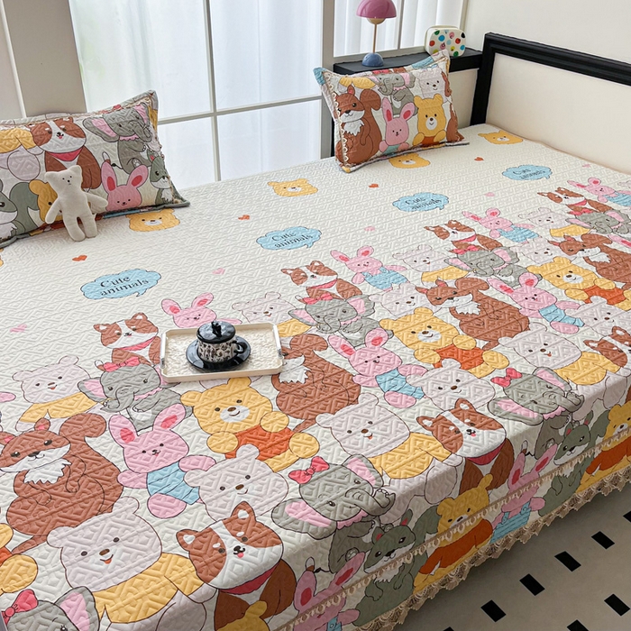 91家纺网 家纺一手货源 找家纺 手艺人家纺 2025新款带花纯棉绗缝榻榻米大炕盖榻榻米炕垫防滑炕垫榻榻米垫床盖榻榻米炕盖炕垫（K700-K723） K706