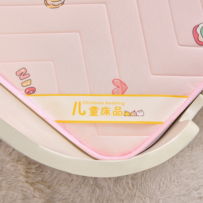 91家纺网 家纺一手货源 找家纺 嗨生活  2025年加厚针织棉乳胶床垫 幼儿园床垫 床褥 儿童床垫 立体款 甜心女孩