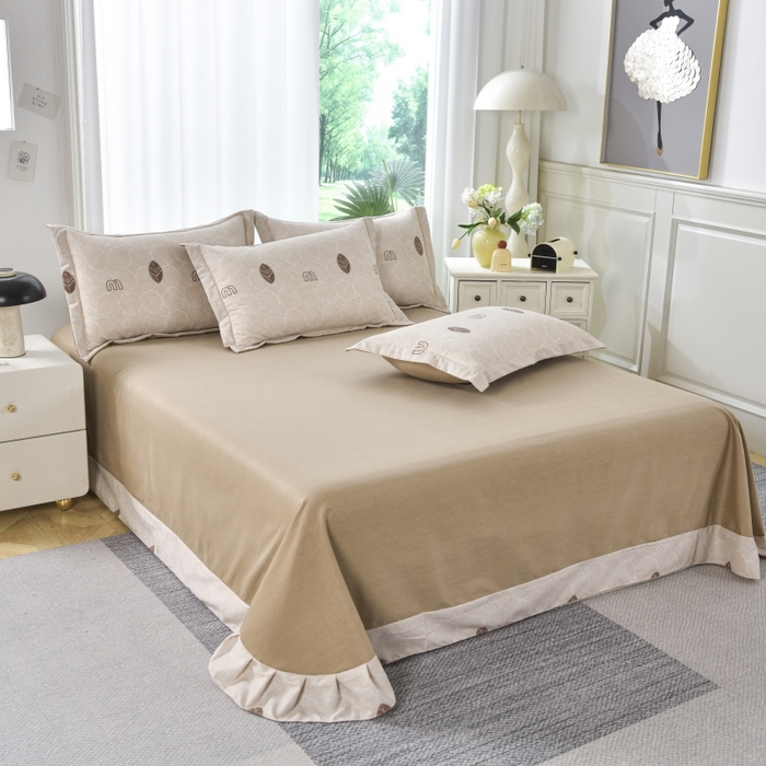 91家纺网 家纺一手货源 找家纺 （总）磨毛世家家纺 2025新款柔软舒适铂金加厚四件套