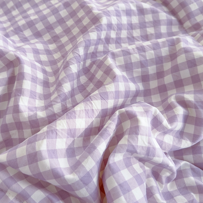 91家纺网 家纺一手货源 找家纺 老帅的工厂店 2025新款多巴胺水洗云朵棉大眼睛系列夏被四件套 麻薯