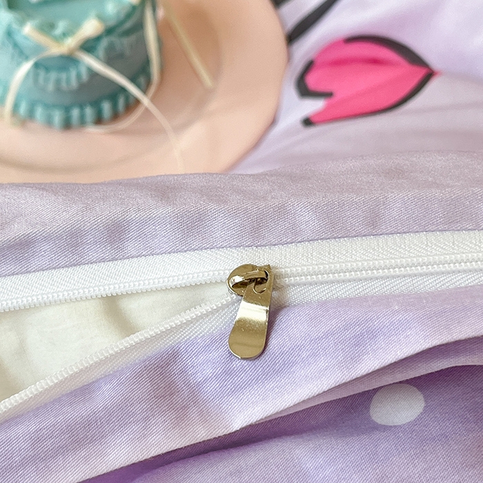 91家纺网 家纺一手货源 找家纺 蓝邻家纺 2025新款全棉大版三丽鸥四件套系列 饮料