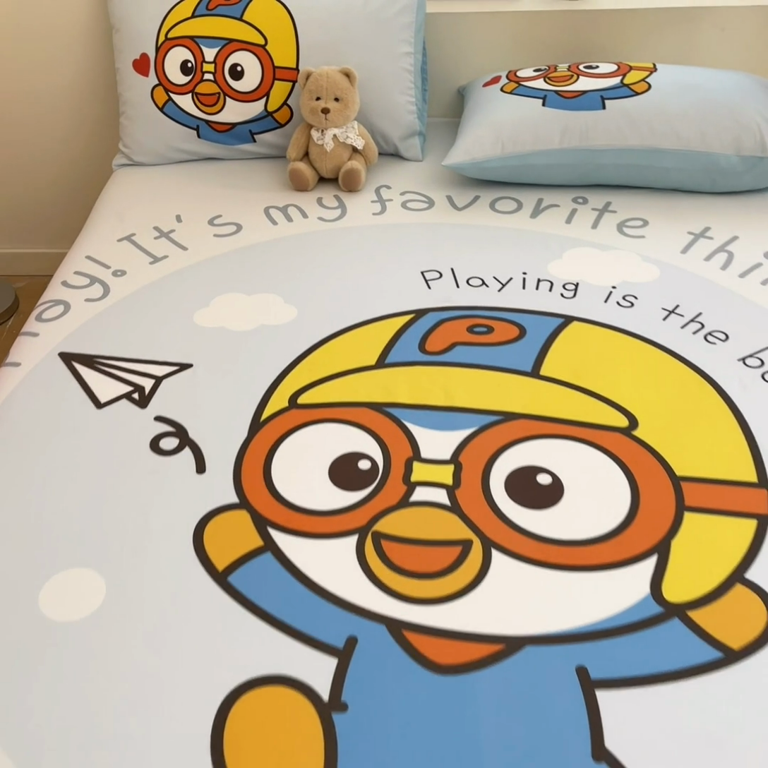 91家纺网 家纺一手货源 找家纺 （总）金爱家 2025新款全棉大版单品波乐乐床笠