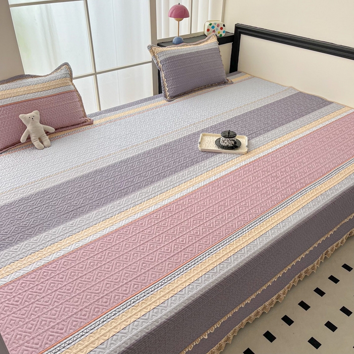 91家纺网 家纺一手货源 找家纺 手艺人家纺 2025新款带花纯棉绗缝榻榻米大炕盖榻榻米炕垫防滑炕垫榻榻米垫床盖榻榻米炕盖炕垫（K700-K723） K703