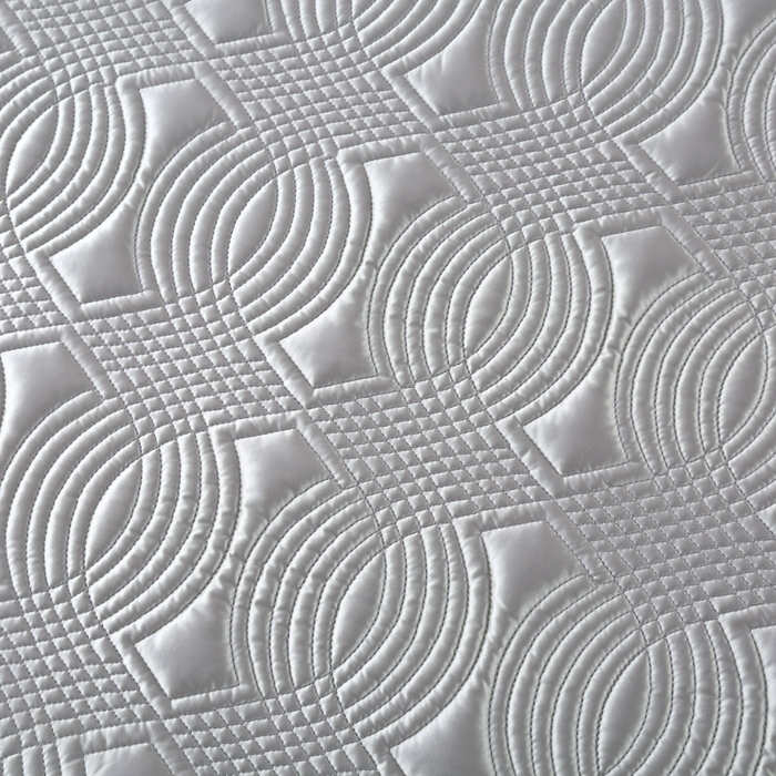 91家纺网 家纺一手货源 找家纺 OL家纺2025新款冰丝绸夏被床盖款三件套 绅士灰