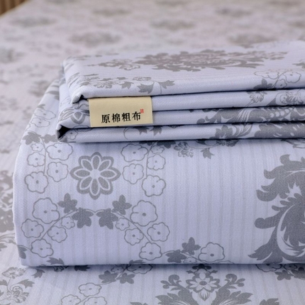 91家纺网 家纺一手货源 找家纺 （总）ME/ERA HOME寐时代 2025新款全棉老粗布床单款三件套