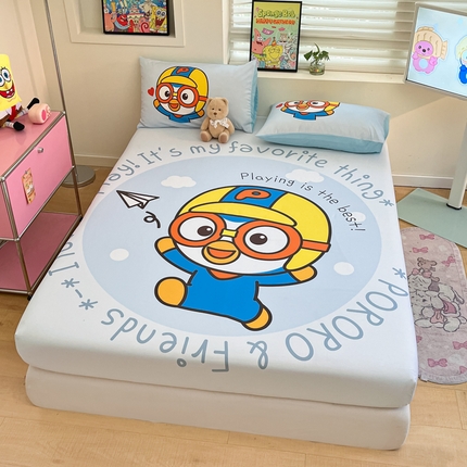 91家纺网 家纺一手货源 找家纺 （总）金爱家 2025新款全棉大版单品波乐乐床笠