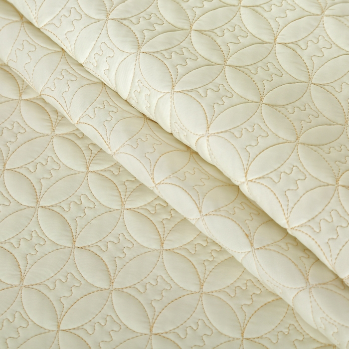 91家纺网 家纺一手货源 找家纺 OL家纺2025新款凉感丝夏被床盖款三件套 柠檬黄