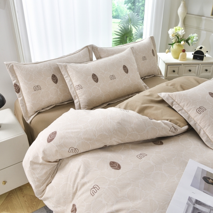 91家纺网 家纺一手货源 找家纺 （总）磨毛世家家纺 2025新款柔软舒适铂金加厚四件套