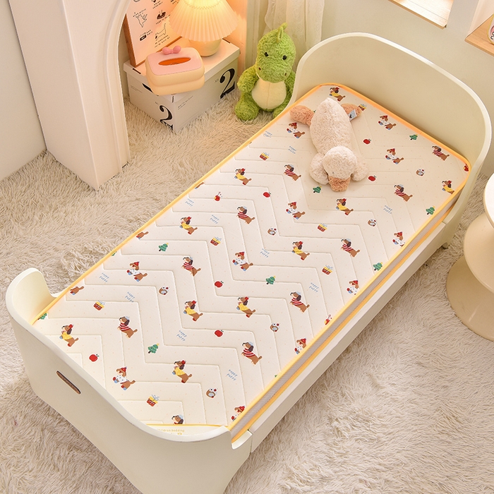 91家纺网 家纺一手货源 找家纺 嗨生活  2025年加厚针织棉乳胶床垫 幼儿园床垫 床褥 儿童床垫 立体款 腊肠狗