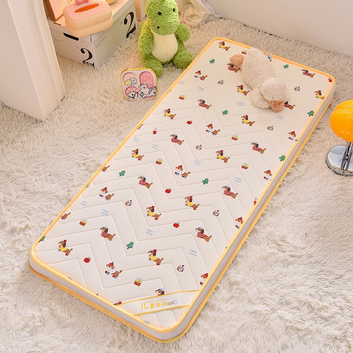 91家纺网 家纺一手货源 找家纺 嗨生活  2025年加厚针织棉乳胶床垫 幼儿园床垫 床褥 儿童床垫 立体款 腊肠狗