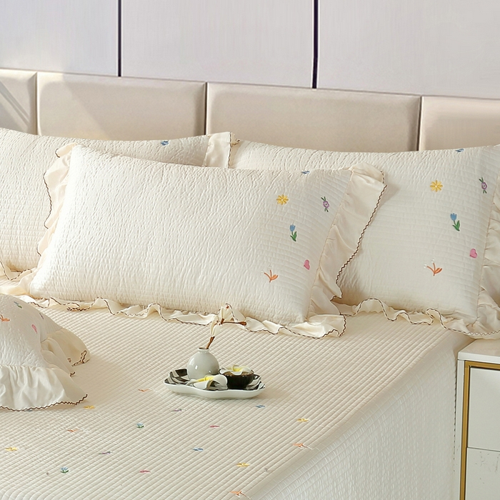 91家纺网 家纺一手货源 找家纺 （总）OL家纺2025新款天丝床盖三件套系列-清新交响曲