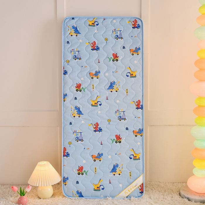 91家纺网 家纺一手货源 找家纺 嗨生活 2025年新款加厚立体全棉棉花床垫 幼儿园床垫 床褥 儿童床垫 工程恐龙