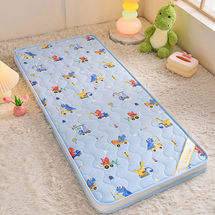 91家纺网 家纺一手货源 找家纺 嗨生活 2025年新款加厚立体全棉棉花床垫 幼儿园床垫 床褥 儿童床垫 工程恐龙