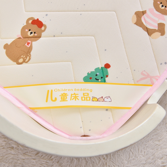 91家纺网 家纺一手货源 找家纺 嗨生活  2025年加厚针织棉乳胶床垫 幼儿园床垫 床褥 儿童床垫 立体款 甜品小熊
