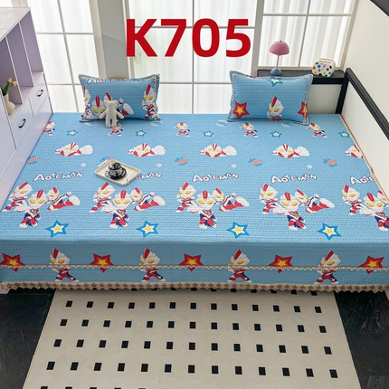手艺人家纺 2025新款带花纯棉绗缝榻榻米大炕盖榻榻米炕垫防滑炕垫榻榻米垫床盖榻榻米炕盖炕垫（K700-K723） K705