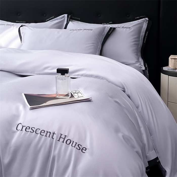 91家纺网 家纺一手货源 找家纺 笙意家纺 2025新款轻奢时尚水洗冰丝四件套-奥芬系列 奥芬-星黛紫