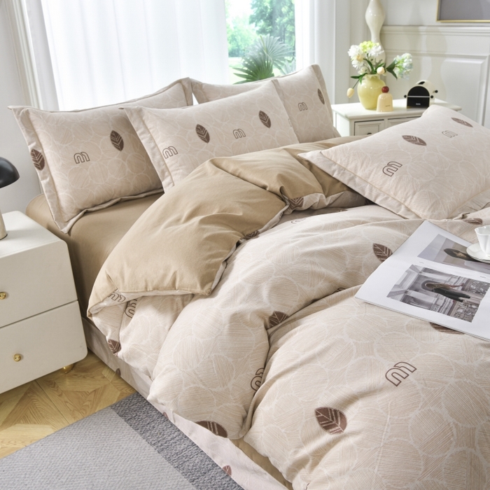 91家纺网 家纺一手货源 找家纺 （总）磨毛世家家纺 2025新款柔软舒适铂金加厚四件套