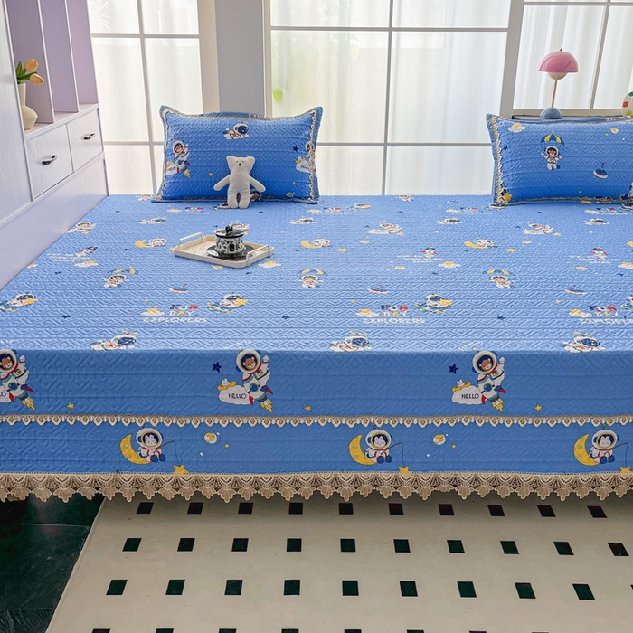 91家纺网 家纺一手货源 找家纺 手艺人家纺 2025新款带花纯棉绗缝榻榻米大炕盖榻榻米炕垫防滑炕垫榻榻米垫床盖榻榻米炕盖炕垫（K700-K723） K701