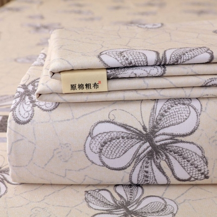 91家纺网 家纺一手货源 找家纺 （总）ME/ERA HOME寐时代 2025新款全棉老粗布床单款三件套