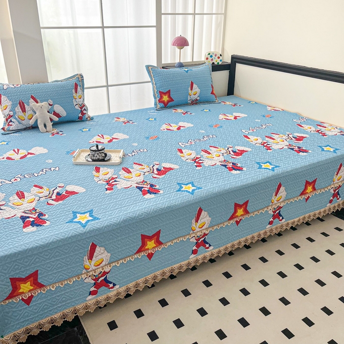 91家纺网 家纺一手货源 找家纺 手艺人家纺 2025新款带花纯棉绗缝榻榻米大炕盖榻榻米炕垫防滑炕垫榻榻米垫床盖榻榻米炕盖炕垫（K700-K723） K705