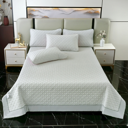 91家纺网 家纺一手货源 找家纺 （总）OL家纺2025新款凉感丝夏被床盖款三件套