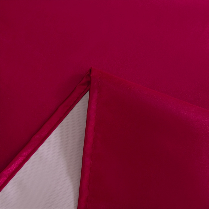 91家纺网 家纺一手货源 找家纺 梦舒羽 2025新款防水冰丝纯色床单凉爽柔顺宿舍双人床单 防水冰丝床单-酒红色