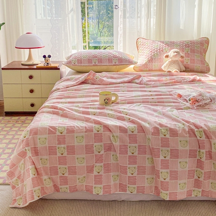 91家纺网 家纺一手货源 找家纺 （总）邵依家纺 2025新款A类凉感丝夏凉被空调被印花夏被